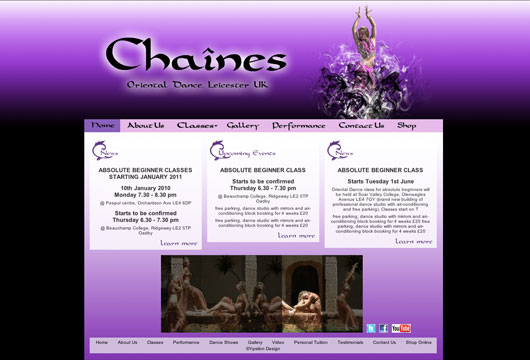 chaines website page 2